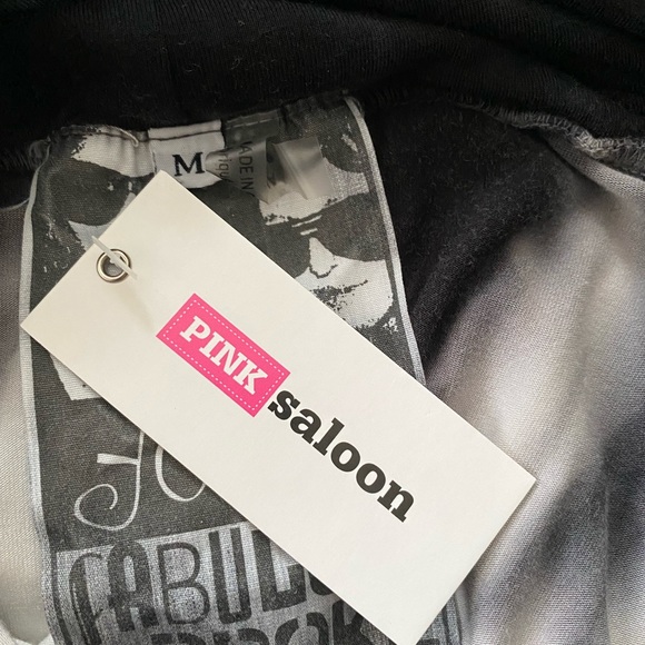 NWT Young Fabulous Broke poncho tie- dye Maxi Dress Medium Cape Collar - Picture 11 of 14